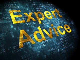 Image showing Law concept: Expert Advice on digital background