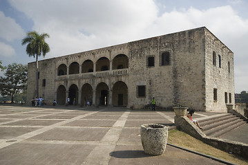 Image showing plaza de la hispanidad santo domingo dominican republic