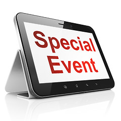 Image showing Business concept: Special Event on tablet pc computer