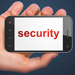 Image showing Privacy concept: Security on smartphone