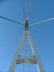 Image showing bridge post