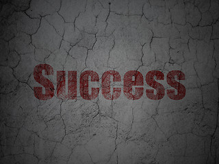 Image showing Finance concept: Success on grunge wall background