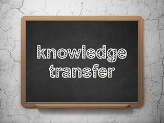 Image showing Education concept: Knowledge Transfer on chalkboard background