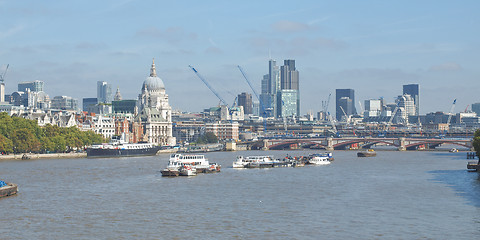 Image showing River Thames in London