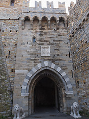 Image showing Albertis Castle in Genoa Italy