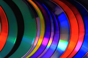 Image showing color CD and DVD 