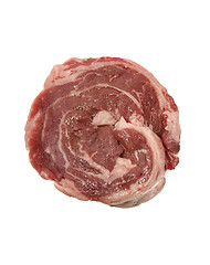 Image showing Piece Of Red Raw Meat Steak 