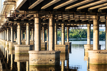 Image showing Under a bridge