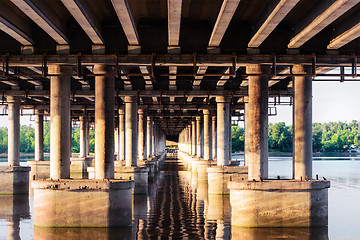 Image showing Under a bridge