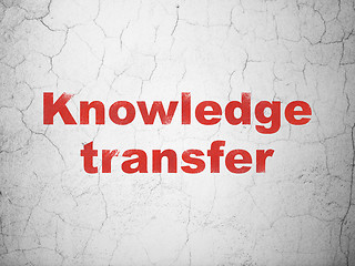 Image showing Education concept: Knowledge Transfer on wall background