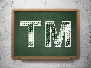 Image showing Law concept: Trademark on chalkboard background