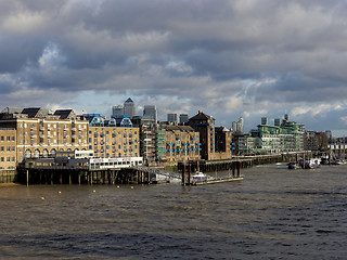 Image showing London Saint Katherine pier, december 2013
