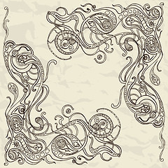 Image showing Ornamental frame, vector illustration.