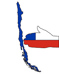 Image showing Welcome to Chile 