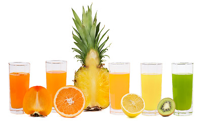 Image showing Fresh fruit juice