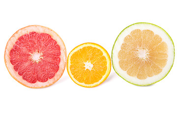 Image showing Grapefruit, sweetie and orange