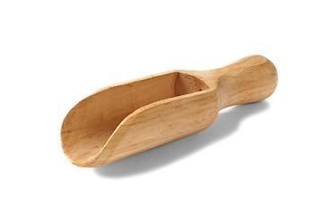 Image showing Wooden scoop