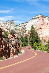 Image showing Road in Zion