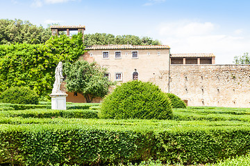 Image showing Italian garden