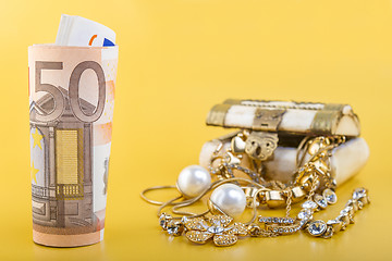 Image showing Cash for Gold Jewelry Concept