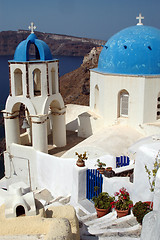 Image showing greek island church