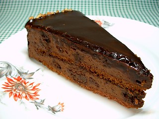 Image showing Chocolate chip cake