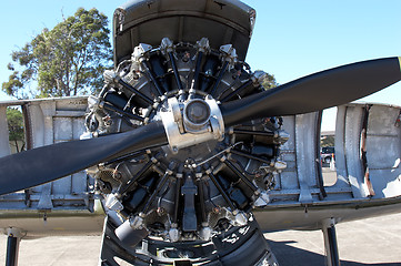 Image showing Airplane Engine