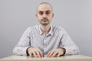 Image showing Man at desk