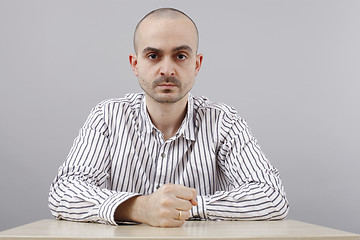 Image showing Man at desk