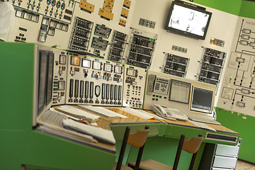 Image showing Control panel of a power plant