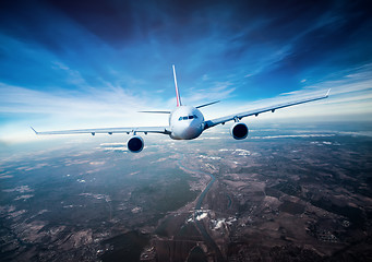 Image showing Passenger Airliner in the sky