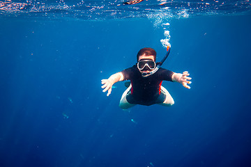 Image showing Snorkeler