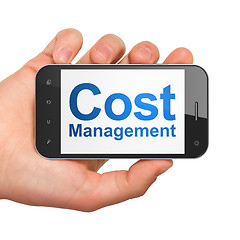Image showing Finance concept: Cost Management on smartphone