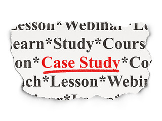 Image showing Education concept: Case Study on Paper background