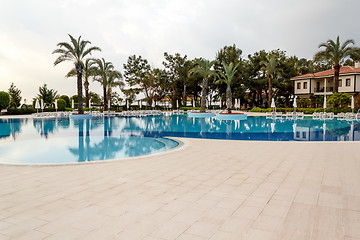 Image showing swimming pool with nobody