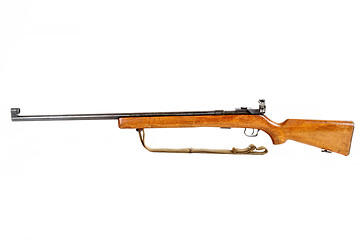Image showing old bolt action rifle isolated