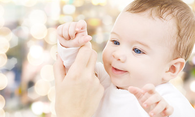 Image showing adorable baby boy