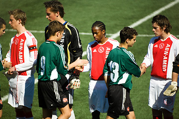 Image showing Greetings. Legia vs Ajax.