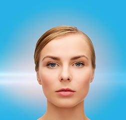 Image showing face of beautiful woman