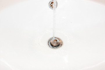 Image showing Water in sink