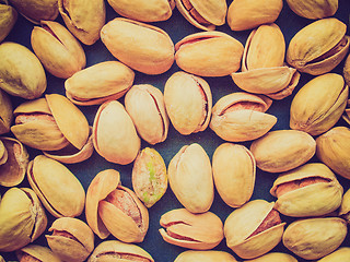 Image showing Retro look Pistachios