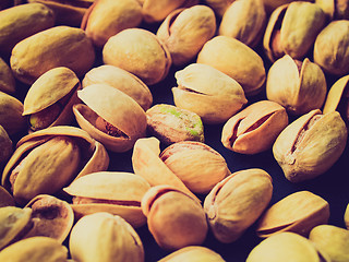 Image showing Retro look Pistachios picture