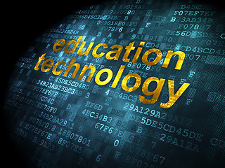 Image showing Education concept: Education Technology on digital background