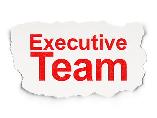 Image showing Finance concept: Executive Team on Paper background