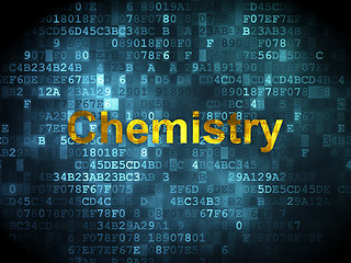 Image showing Education concept: Chemistry on digital background