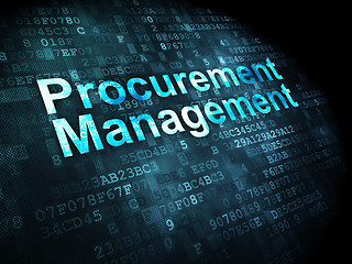 Image showing Business concept: Procurement Management on digital background