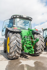 Image showing Tractor on agricultural machinery exhibition