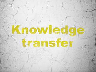 Image showing Education concept: Knowledge Transfer on wall background