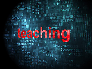 Image showing Education concept: Teaching on digital background