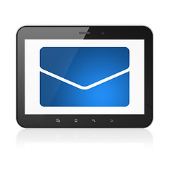 Image showing Business concept: Email on tablet pc computer